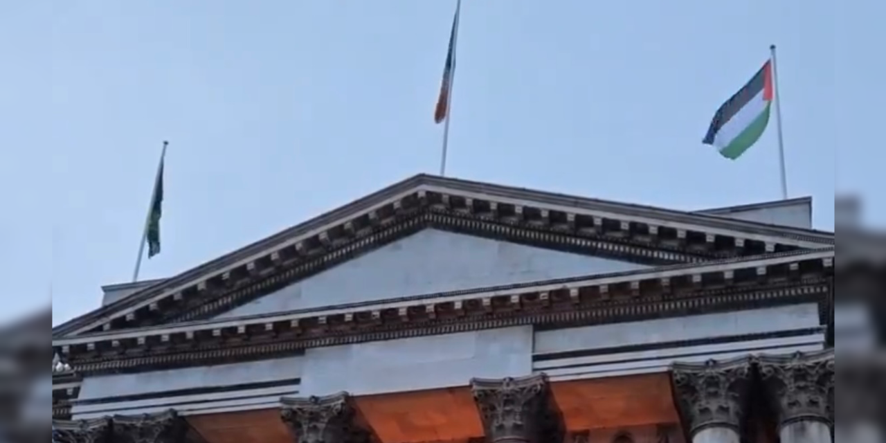 Dublin City Council Votes to Fly Palestinian Flag for 7 Days Over City Hall